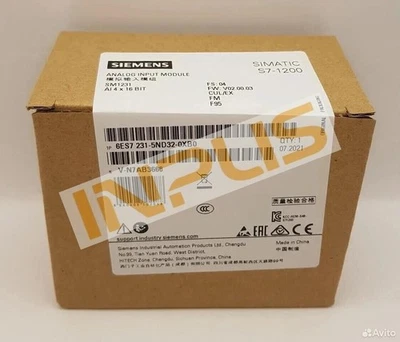 Brand New 1pc Siemens 6ES7231-5ND32-0XB0 6ES7231-5ND32-0XB0 ANALOG INPUT MODULE - Image 1 of 4