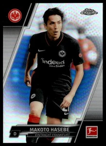 2021 Topps Chrome Bundesliga Refractor Makoto Hasebe Eintracht Frankfurt #34 - Picture 1 of 2