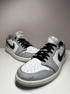 Nike Air Jordan 1 Low OG Barons Blanco Negro Gris Lobo CZ0790-110 Para hombres - Talla 9.5 Foto 1 de 4