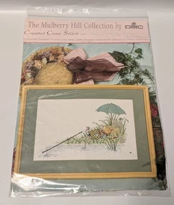 DMC The Mulberry hill Collection Cross Stitch kit Lazy Sunday Afternoon Fishing - Picture 1 of 3