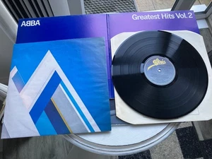 ABBA RARER MINTY ORIG VINYL LP G/HITS VOL.2 S/UNP EPIC EPC 10017 INTERPAK NM G/F - Picture 1 of 23