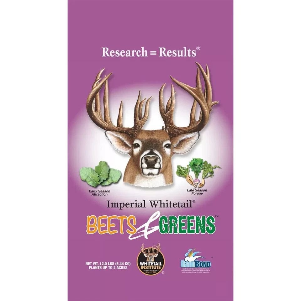 Whitetail Institute Beets & Greens Deer Food Plot Seed 12 磅 BG12 — 第 1/1 张图片