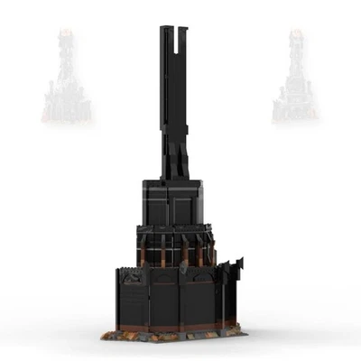 Lord of the Rings Barad-dur Enclosure MOC Building Blocks 10333 Expanding Kit - Image 1 of 4