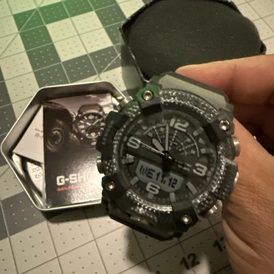 Casio G-Shock Mudmaster Carbon Core Guard GGB100-8A Bluetooth Quad Sensor - Image 1 of 4