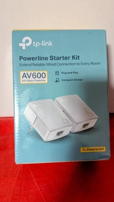 TP-Link TL-PA4010KIT AV600 Powerline Adapter Starter Kit bis zu 600 Mbit/s - Bild 1 von 2