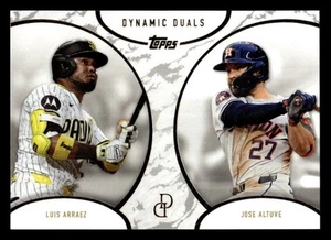 2025 Topps Dynamic Duals Luis Arraez & Jose Altuve #45 Padres Astros - Picture 1 of 2
