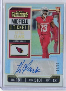 2023 Panini Contenders Auto Kei'Trel Clark Midfield Ticket #303 RC 14/50 - Picture 1 of 2