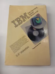 IBM Disk Operating System DOS Version 4.00 3.5" Diskettes - BRAND NEW SEALED - Picture 1 of 3