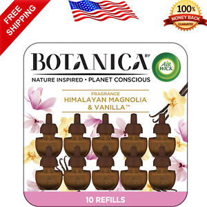 Botanica by Air Wick Plug in Scented Oil, 10 Refills, Himalayan Magnolia and Van