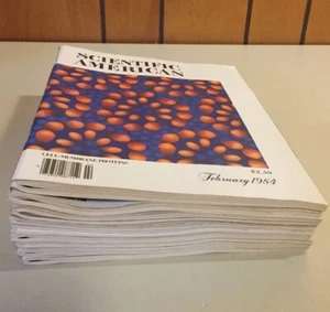 10 Vintage 80s SCIENTIFIC AMERICAN Magazines VHTF - Picture 1 of 12