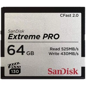 SanDisk Extreme PRO CFast 2.0 525MBs Memory Card 64GB SDCFSP-064G-G46D - Picture 1 of 2