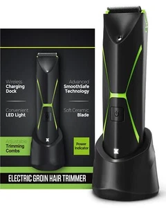 Brightman Men's Body Hair Trimmer Groin & Ball Trimmer Waterproof Ceramic Blade - Picture 1 of 7