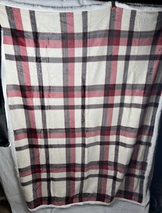 SET THROW 50" X 60" PILLOW 18 X 18 Dr. Leonard's Red Flannel Fleece2 Piece - Picture 1 of 8