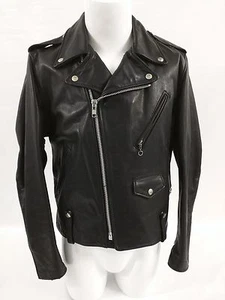 Authentic Schott NYC Washed Leather Moto Jacket Size 40 - Picture 1 of 9