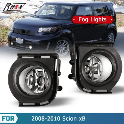 Luces antiniebla para 08-10 Scion xB lente de vidrio transparente parachoques lámparas kit de cableado + interruptor Foto 1 de 4