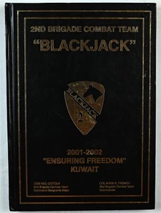 Libro de crucero de despliegue de Kuwait 2001 2002 equipo de combate de 2ª Brigada Blackjack - Imagen 1 de 17