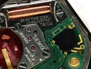 Seiko "7810A" Quartz Watch Movement MADE🇯🇵JAPAN Vintage [0M-R0M] - Bild 1 von 7