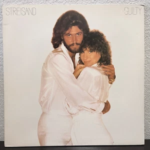 BARBRA STREISAND & BARRY GIBB - Guilty (Columbia) - 12" Vinyl Record LP - EX - Picture 1 of 4