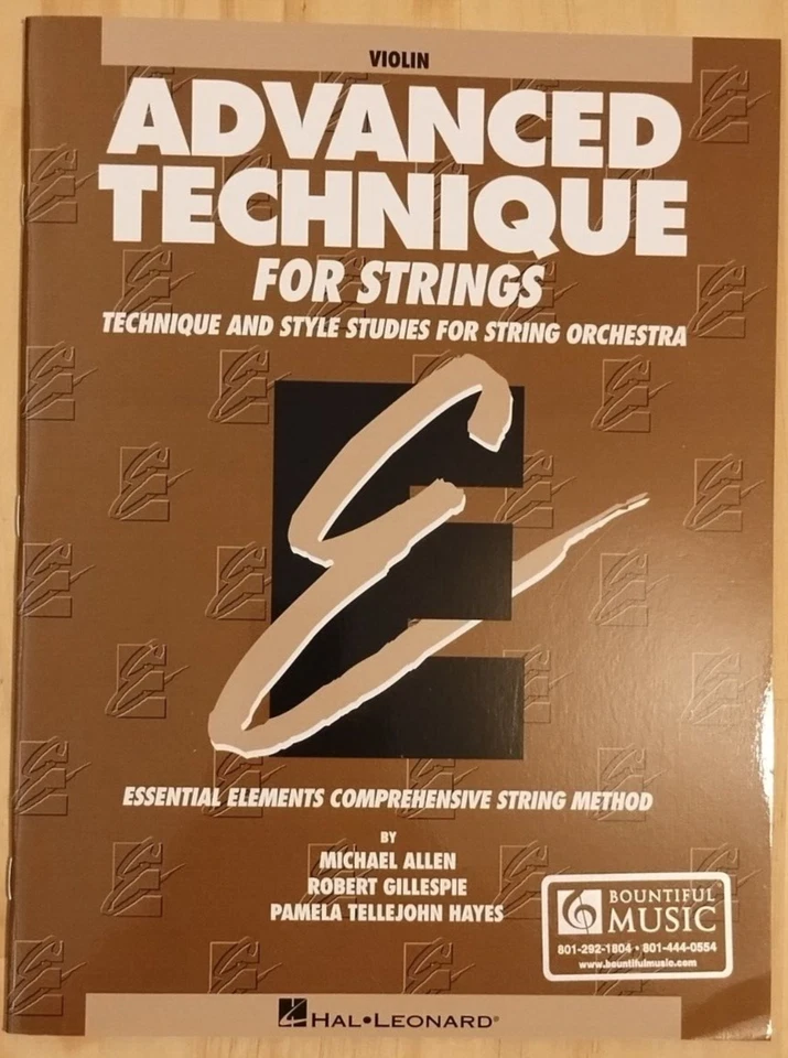 Violin Advanced Technique for Strings Hal Leonard String Method Orchestra Music - Image 1 of 2