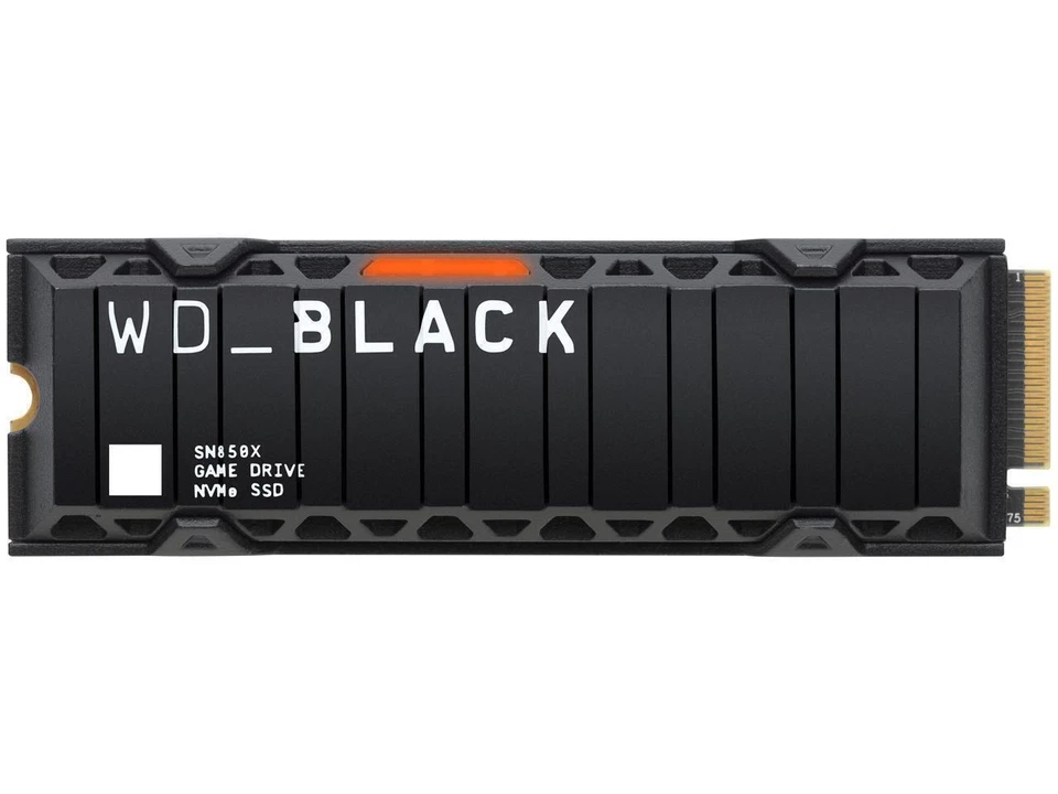 Western Digital WD_BLACK SN850X 2TB NVMe Internal SSD with Heatsink (WDS200T2XHE)