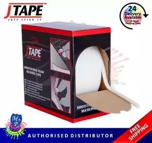 Nastro mascherante in schiuma bordo morbido liscio 13 mm x 50 m JTape vernice auto spray - Foto 1 di 3