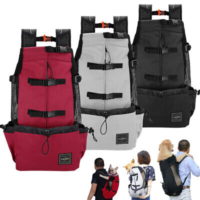 Pet Carrier Backpack Large Dog Bag Travel Sport For Hiking Bike Crate M L XL • 48.56€