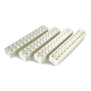 LEGO Lote de 12 PLACAS 2X12 COLOR BLANCO 244501 2445 - Imagen 1 de 1