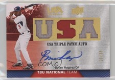 2009 USA Baseball Box Set 18U National Team /35 Brian Ragira Triple Patch Auto