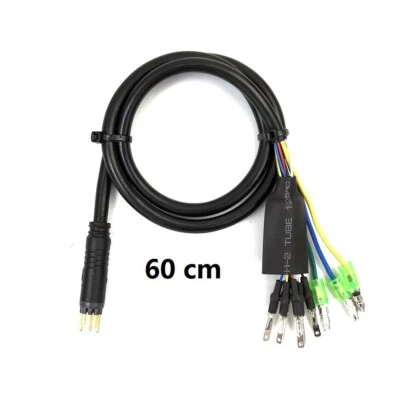 60CM Motor Cable EBike Electric Bicycle Male Connector Extension Patch Cord - Image 1 of 4
