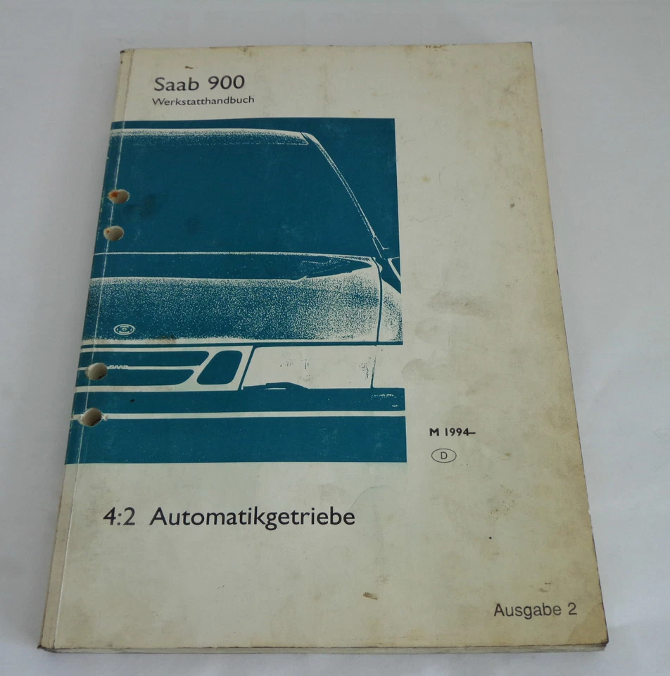 Manuale Officina Saab 900 Cambio Trasmissione Automatica Da Modellj. 1994 - Immagine 1 di 1