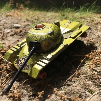 Veículo militar vintage Matchbox Battle Kings M48 A2 Tank K-102 blindado fundido DIV - Imagem 1 de 4