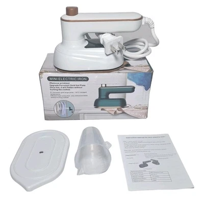 Мини электрический утюг для одежды и тканей складной дизайн новый с коробкой и руководством - Изображение 1 из 4