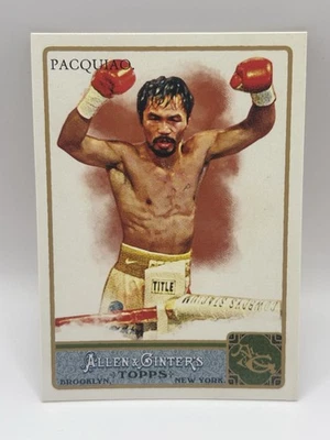 2011 ALLEN & GINTER Glossy 114/999 Manny Paquiao #262 NM - Image 1 of 2
