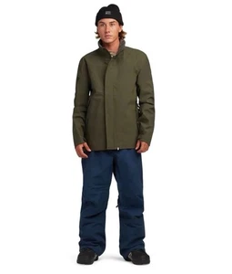 New Dakine A-1 Jacket Size Large Deep Grounds Green Waterproof Powder Skirt - Picture 1 of 17