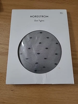 Nordstrom Women’s  Dot Tights Black Size M/L - Image 1 of 4
