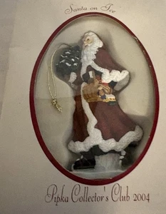 Adorno Prism Pipka Santa On Ice en caja original - 2004 - #11462 - Imagen 1 de 3