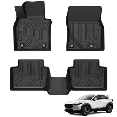 Car Floor Mats Liners Carpets For 2020 2021 2022-2025 Mazda CX-30 Cargo Liners - Image 1 of 4