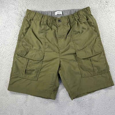 Croft & Barrow Shorts Mens Medium Green Utility Cargo Military Hiking Ripstop - Image 1 of 4
