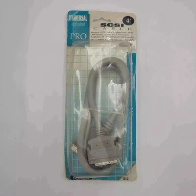 Belkin External SCSI Cable, 4-ft, Centronics-50M to HDB-50M, F2N962-04 NEW - Image 1 of 3