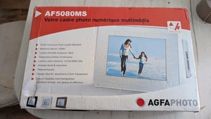 AF5080MS AGFA PHOTO multimedia Digital Photoframe box tatty but working - Picture 1 of 6