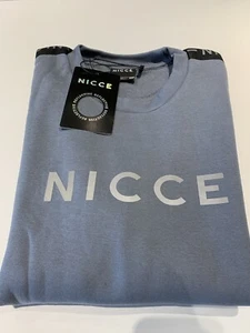NICCE MEDIUM MENS & WOMENS REFLECTIVE ASTRO BLUE SWEAT. POCKETS BNWT