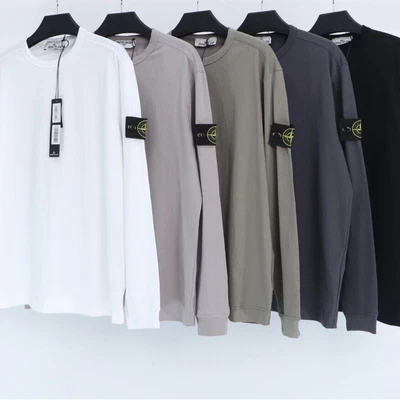 Stone@Island Long Sleeved Casual Men's and Women's Round Neck Hoodie