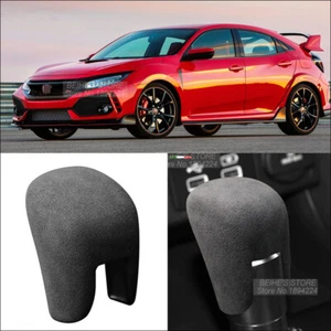 Alcantara Gear Shift Knob Sticker Cover Protect shell Trim For Honda Civic 10th - Picture 1 of 10