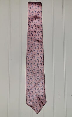TOMMY HILFIGER Corbata Hombre Delfín Novedad Rosa Traje Corbata  Foto 1 de 3
