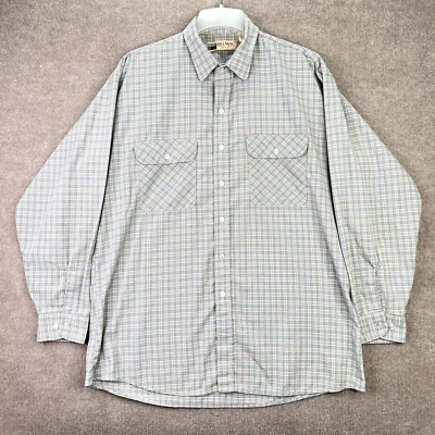 Camisa De Colección Big Mac Para Hombres XLT Franela Ligera a Cuadros Trabajo Tareas EE. UU. JC Penney Foto 1 de 4