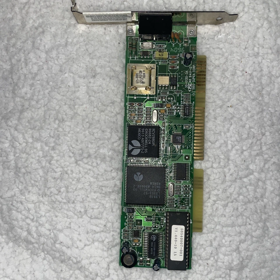 LOTE DE 6-SUPRA CORP SUPRAEXPRESS 288i PnP/ISA 28.8 PLUS MISC. MODEMS FINALES DE LOS 90 Foto 1 de 4