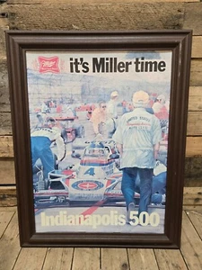 Vintage Miller High Life Beer Advertising 1978 Indianapolis 500 J. Rutherford - Picture 1 of 5