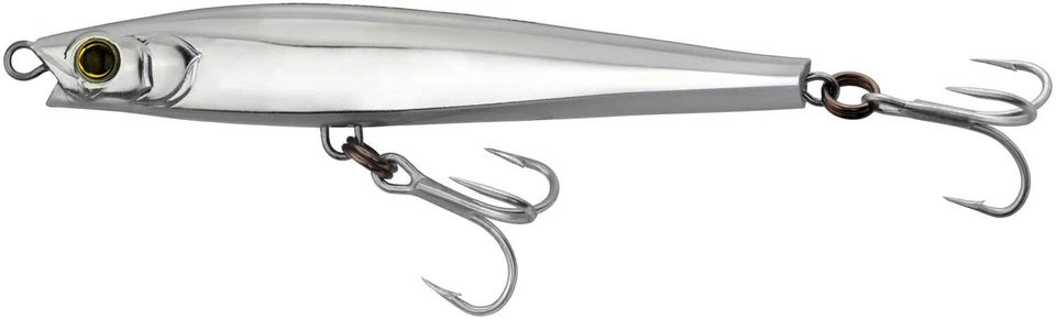 Yo-Zuri R1449-HWS Hydro Monster Shot (S) 80Mm 3-1/8" White Silver