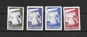Turkey 1945 Census stamps Complete set Mint Never Hinged ** - Picture 1 of 2