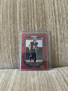 2022 Panini Prizm Football #308 Drake London Red Wave /149 Rookie Falcons RC